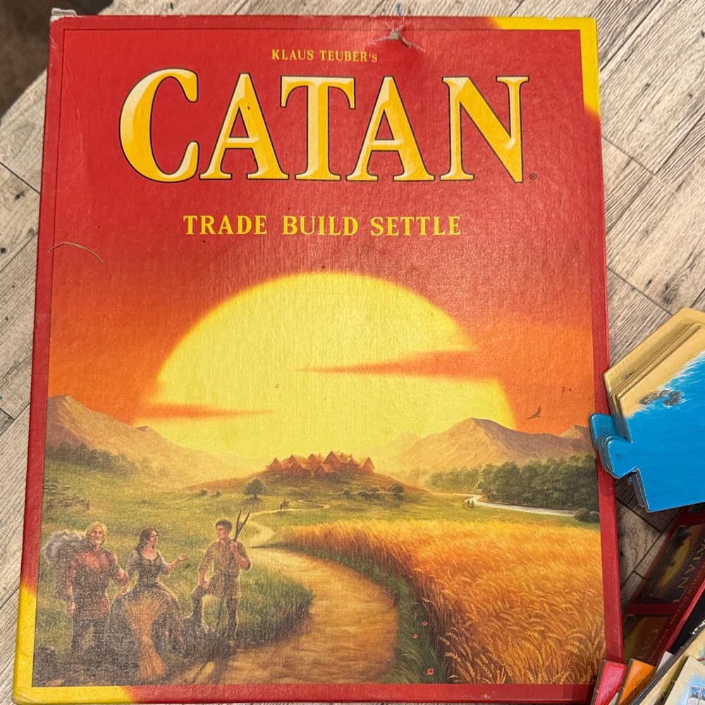 Catan Board Game - Red & Yellow Box